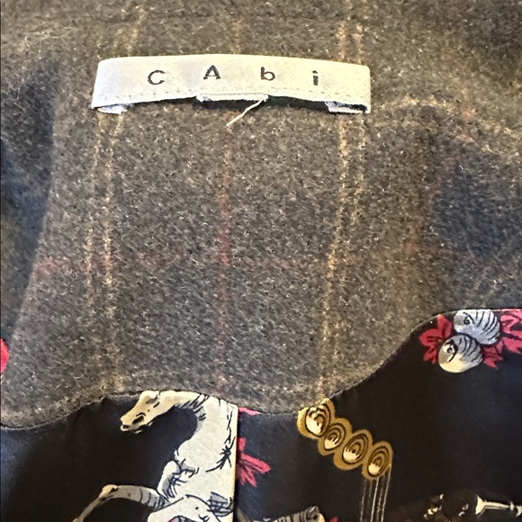 CAbi Equestrian Classic Plaid Women’s Blazer size medium - Picture 4 of 9